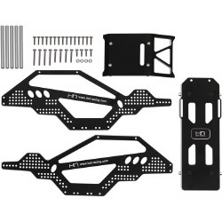 Axial SCX24 Aluminum Rock Racer Conversion Chassis (Black)