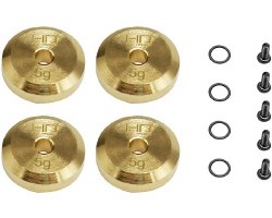 Axial SCX24 Brass Axle Weight (4) (5g) (Use w/HRASXTF39W04)