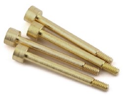 Axial SCX24 Shock Shaft (Gold) (4) (HRASXTF326R)