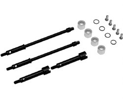 Axial SCX24 +4mm Wide Track Steel Drive Stub Axle Set