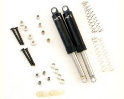 100mm Internal Spring Air Shocks (Black) (2)