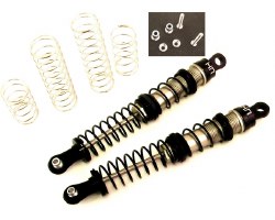 126mm Aluminum Double Spring Shock Set (Black)