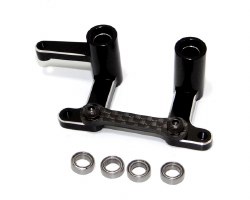 Traxxas Slash Aluminum Steering Bellcranks & Draglink Set (Black)