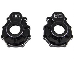 Traxxas TRX-4 Aluminum Outer Portal Drive Housing (Black) (2)