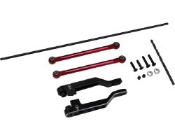 Traxxas Unlimited Desert Rear HD Torsional Sway Bar Set (Red)