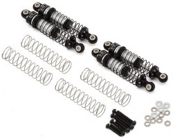 Hot Racing HPI Venture18 Pre-Assembled Aluminum Threaded Shock Set (Black) (4)