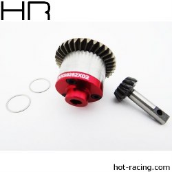 1/16 Traxxas Steel Helical Spiral Gear Set w/Aluminum Cover Plate