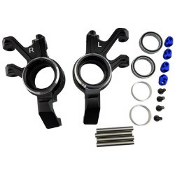 Traxxas X-Maxx Aluminum Steering Blocks (Black)