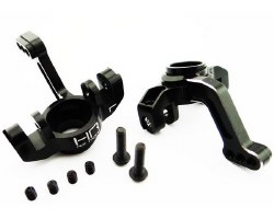 Axial Yeti Aluminum Steering Knuckles (Black) (2)