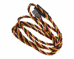 "Hitec 36"" Heavy Duty ""Twisted"" Wire Aileron Extension w/Gold Pins"