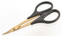 Ti-Nitride Lexan Curved Scissor