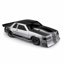 1991 Ford Mustang Fox Body Street Eliminator Drag Racing Body (Clear)