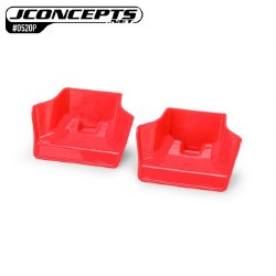 ugen MBX8 | MBX-8E | Sworkz S35-4 Evo Injection Molded Front Wing, Retro Pink - 2pc