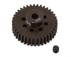 8 pitch, 38T, SS Machined Pinion Gear