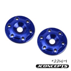 Aluminum "Finnisher" Wing Button (Blue) (2)