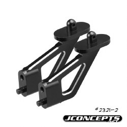 Aluminum Rear Wing Mounts C4.2 Black