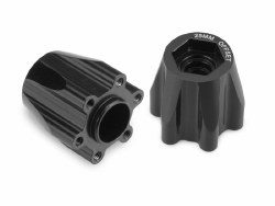 Tribute 12mm Aluminum Hex Adaptor (Black) (2) (25mm Offset)