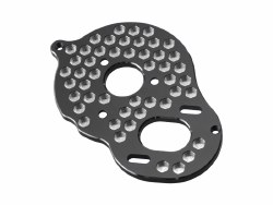 B5M Aluminum "3 Gear" Honeycomb Motor Plate (Blue)