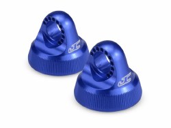 Fin Aluminum 12mm V2 Shock Cap (Blue) (2)