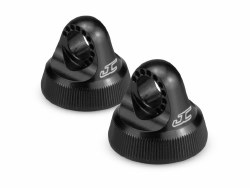 Fin Aluminum 12mm V2 Shock Cap (Black) (2)