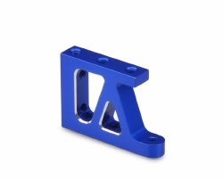 B74 Aluminum Floating Servo Mount Bracket BLU, Set