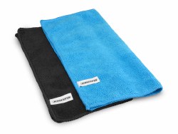 Microfiber Towel (Blue/Black) (2)