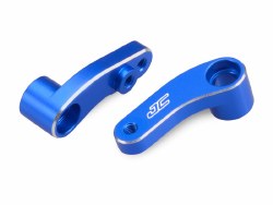 B6/B6D Aluminum Steering Bellcrank (Blue)