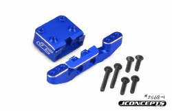 B6/B6D Aluminum Front Camber Link Mount Bulkhead (Blue)