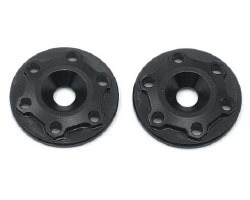 Aluminum B6/B6D "Finnisher" Wing Buttons (Black) (2)