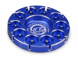 Aluminum Pinion Puck Stock Range (Blue)