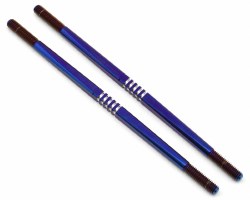 "Tekno NT48 2.0 Fin optional Titanium turnbuckle 4x106mm, burnt blue - 2pc "