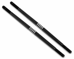 "Tekno NT48 2.0 Fin optional Titanium turnbuckle 4x106mm, stealth black - 2pc "