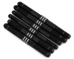 HB Racing D819/E819 Fin Titanium Turnbuckle Set (Black) (6)