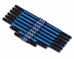 C10T Fin Titanium Turnbuckle set, 8pc - burnt blue