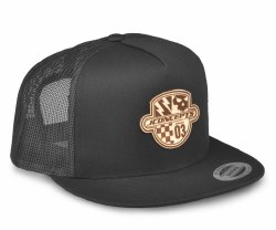 Destination Snapback Flatbill Hat (Black) (One Size Fits Most)