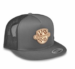 Destination Snapback Flatbill Hat (Grey) (One Size Fits Most)