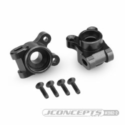 B6.2 Aluminum Rear Hub Carriers (Black)