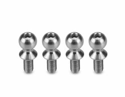 5.5x6mm Titanium Ball Stud (4)