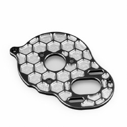 Aluminum Honeycomb 2mm Rear Motor Plate, Black