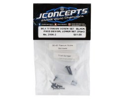 Team Associated B6.4 Titanium Lower Screw Set (26) (Black)