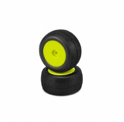 Mini-T 2.0 Sprinter Pre-Mounted Rear Tires (Yellow) (2) (Green)