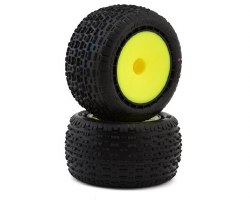 Swaggers 2.2" Pre-Mounted Stadium Truck Tires (Yellow) (2) (Pink)