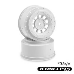 12mm Hex Hazard Short Course Wheels w/3mm Offset (White) (2) (SC5M)