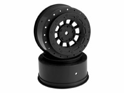 12mm Hex Hazard Short Course Wheels w/3mm Offset (Black) (2) (SC5M)