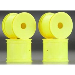 12mm Hex Mono 1/10 Stadium Truck Wheel (4) (T4.1) (Yellow)