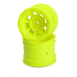 Hazard 1.7" RC10 Rear Wheel (Yellow) (2)