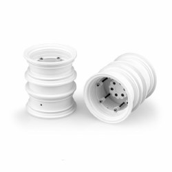 Krimson Dually 2.6" Dual Truck Wheels w/Adaptors & Covers (White) (2)