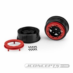 Tremor Short Course Wheels (Black) (2) (Slash Front)