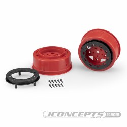 Tremor Short Course Wheels (Red) (2) (Slash Front)