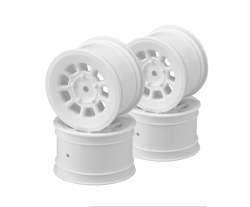 9 shot 2.2 rear wheel (white) - 4pc